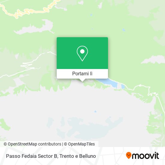 Mappa Passo Fedaia Sector B