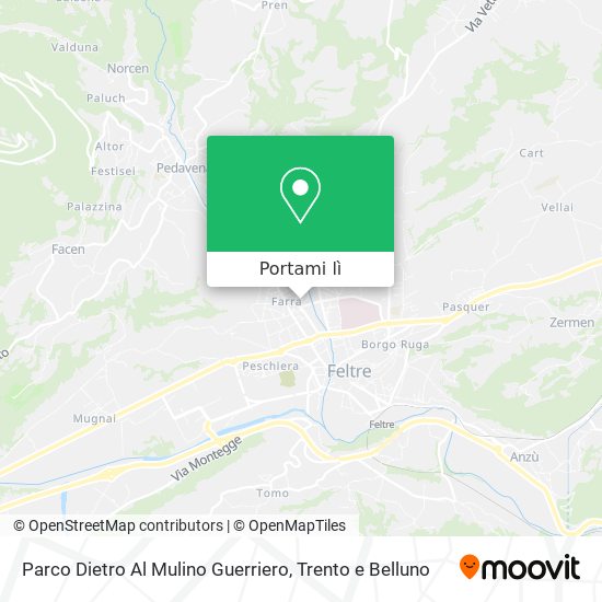 Mappa Parco Dietro Al Mulino Guerriero