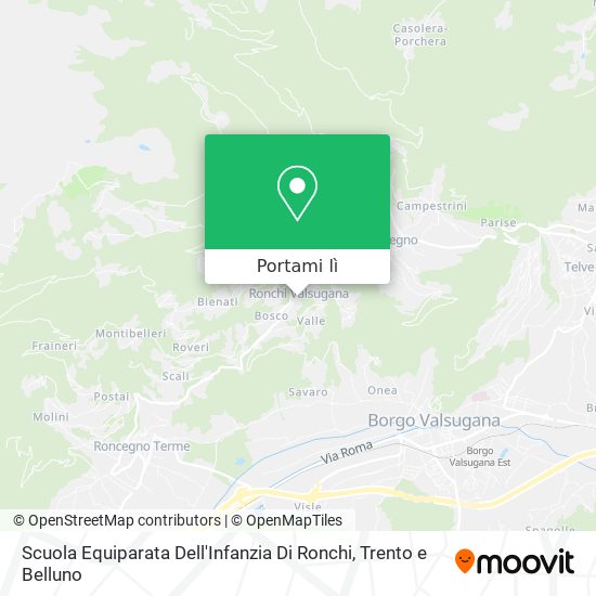Mappa Scuola Equiparata Dell'Infanzia Di Ronchi
