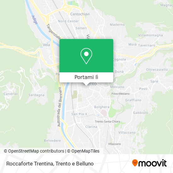 Mappa Roccaforte Trentina