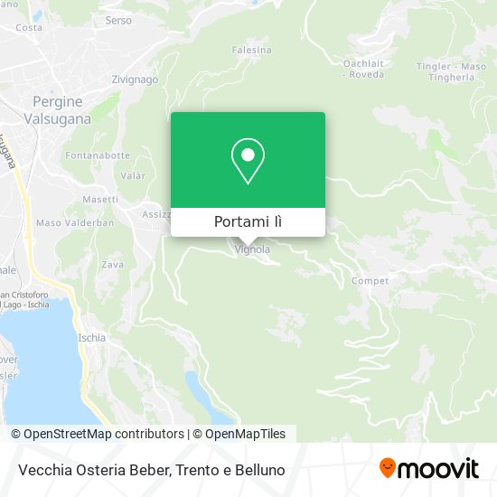 Mappa Vecchia Osteria Beber