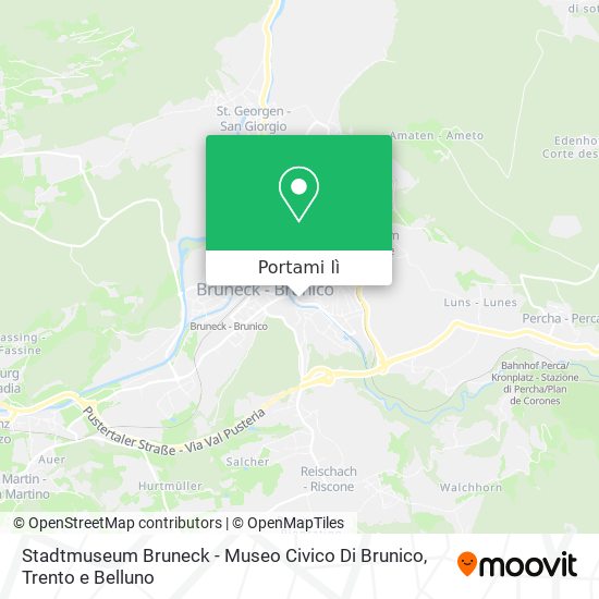 Mappa Stadtmuseum Bruneck - Museo Civico Di Brunico