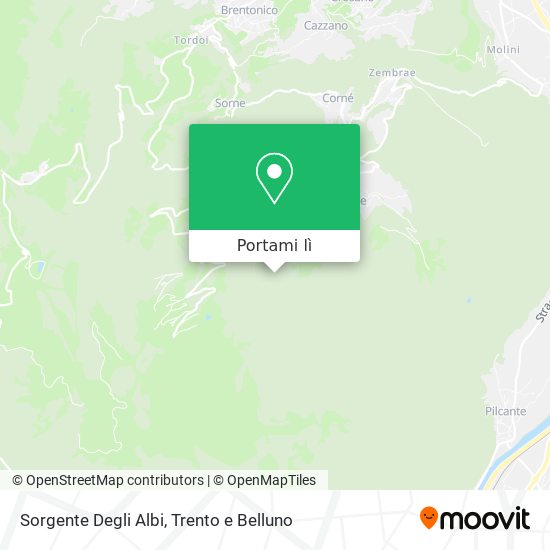 Mappa Sorgente Degli Albi