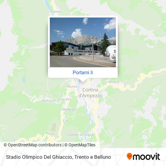Mappa Stadio Olimpico Del Ghiaccio
