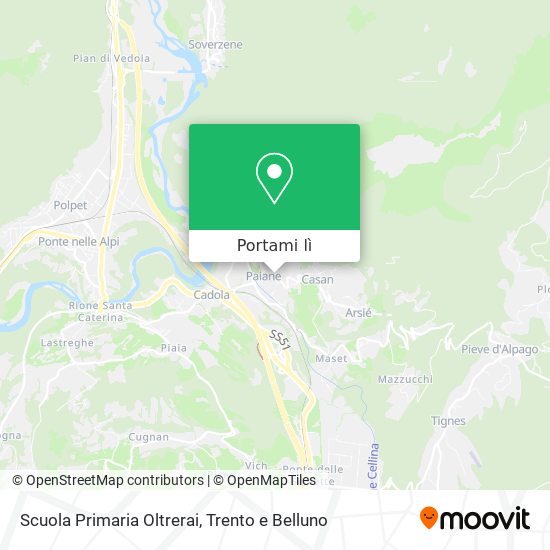 Mappa Scuola Primaria Oltrerai