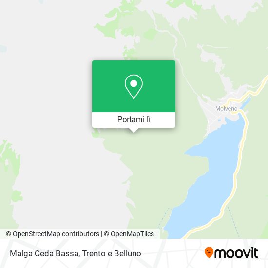 Mappa Malga Ceda Bassa