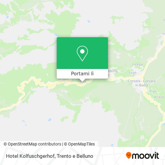 Mappa Hotel Kolfuschgerhof