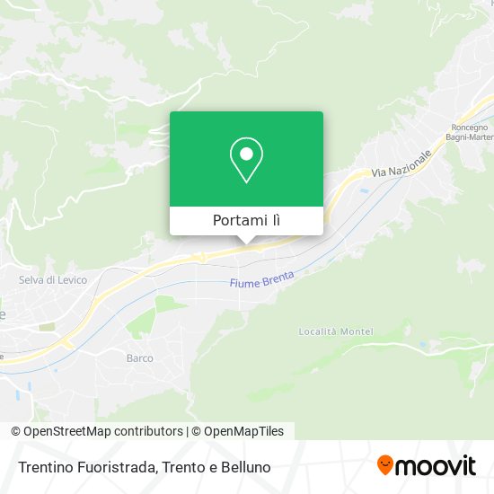 Mappa Trentino Fuoristrada
