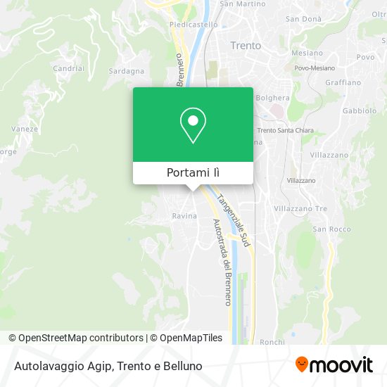Mappa Autolavaggio Agip