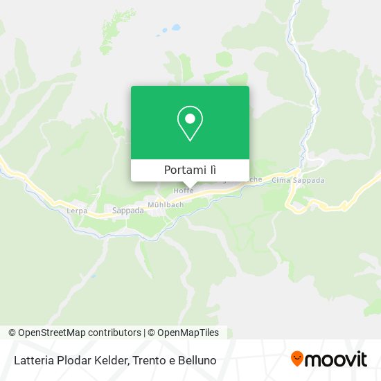 Mappa Latteria Plodar Kelder