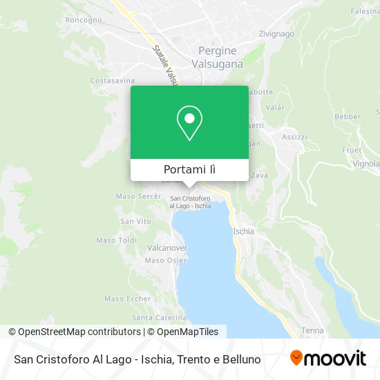 Mappa San Cristoforo Al Lago - Ischia