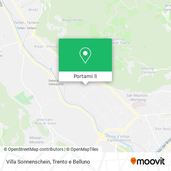 Mappa Villa Sonnenschein