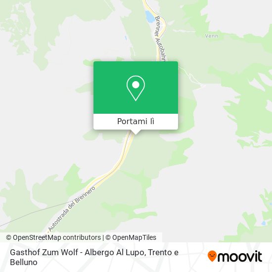 Mappa Gasthof Zum Wolf - Albergo Al Lupo