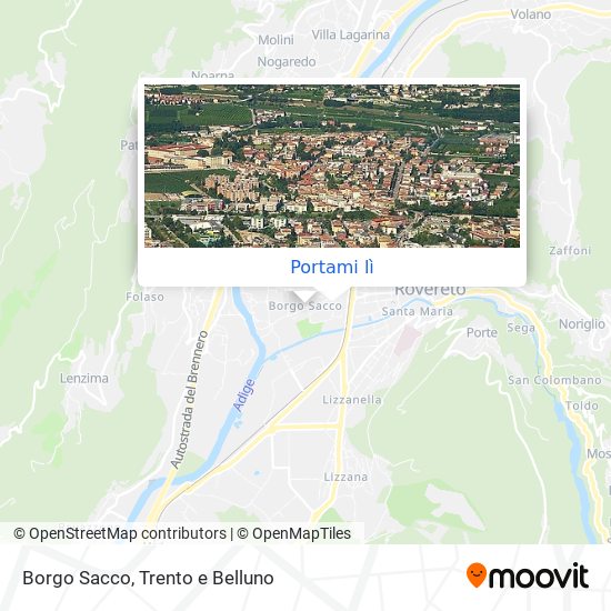 Mappa Borgo Sacco