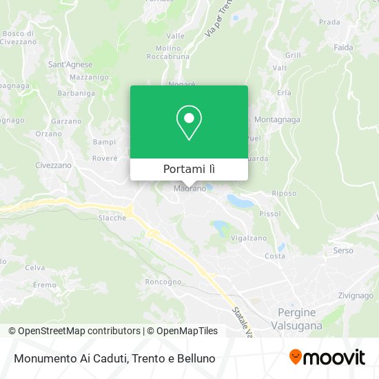 Mappa Monumento Ai Caduti