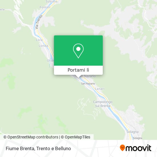 Mappa Fiume Brenta