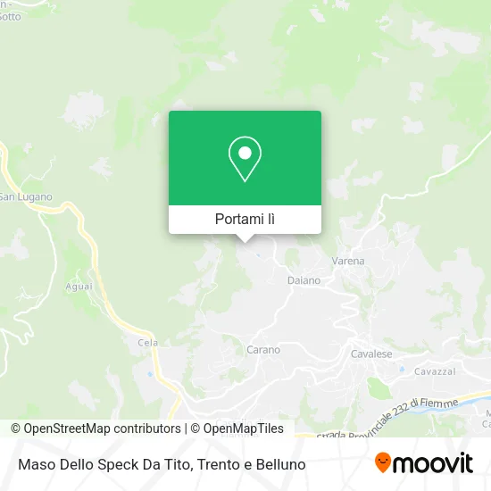 Mappa Maso Dello Speck Da Tito