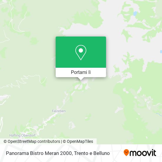 Mappa Panorama Bistro Meran 2000