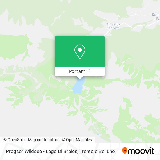 Mappa Pragser Wildsee - Lago Di Braies