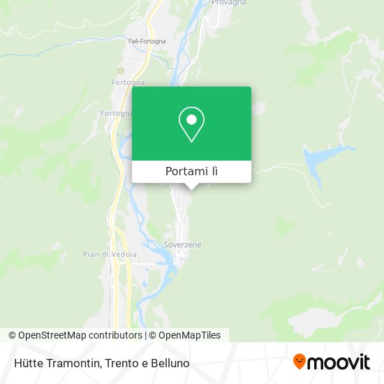 Mappa Hütte Tramontin