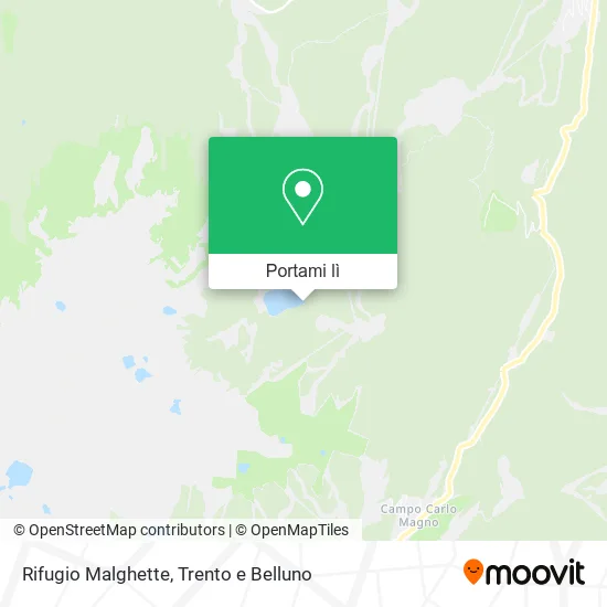 Mappa Rifugio Malghette