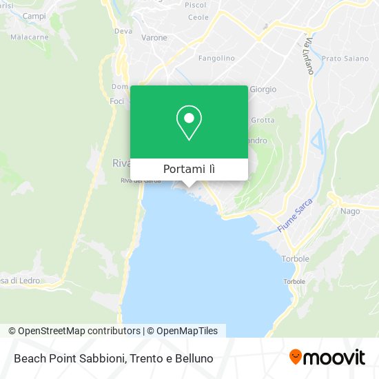 Mappa Beach Point Sabbioni