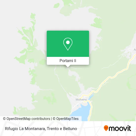 Mappa Rifugio La Montanara