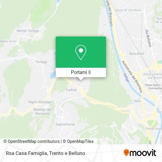 Mappa Rsa Casa Famiglia