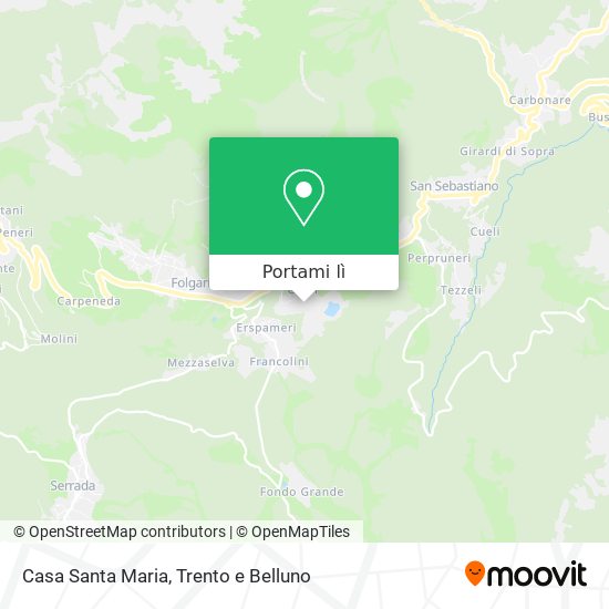 Mappa Casa Santa Maria