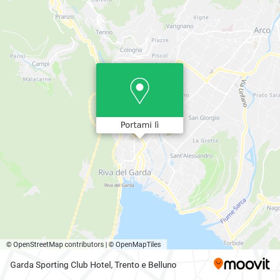 Mappa Garda Sporting Club Hotel