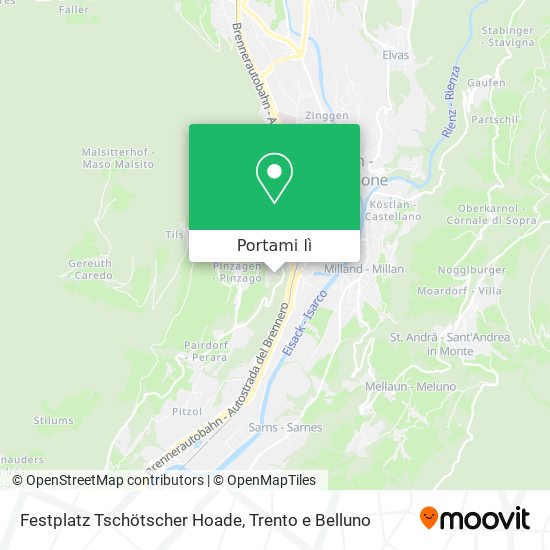 Mappa Festplatz Tschötscher Hoade