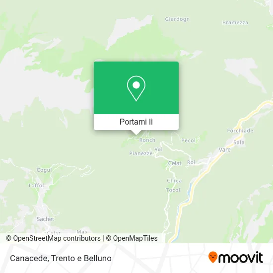 Mappa Canacede