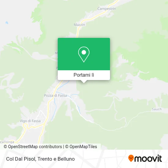 Mappa Col Dal Pisol