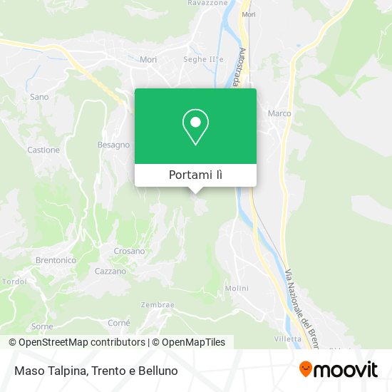 Mappa Maso Talpina