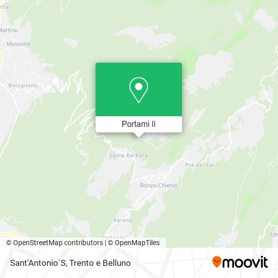 Mappa Sant'Antonio`S