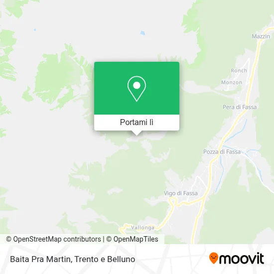 Mappa Baita Pra Martin