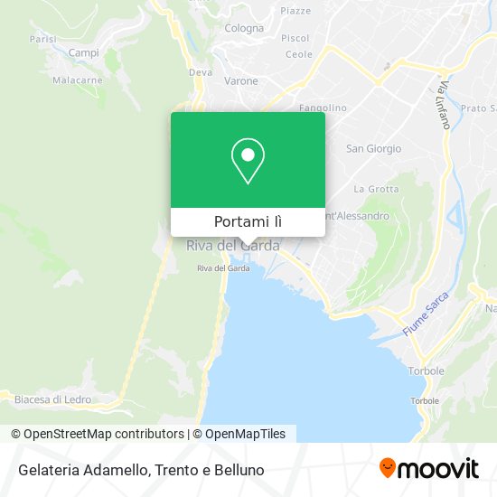 Mappa Gelateria Adamello