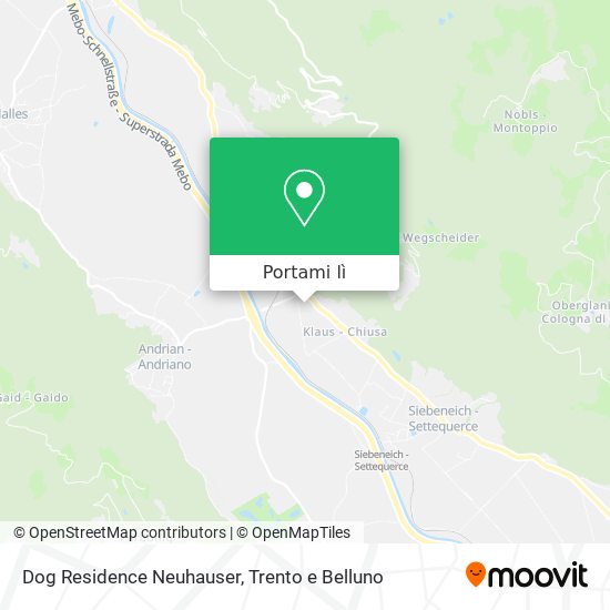 Mappa Dog Residence Neuhauser