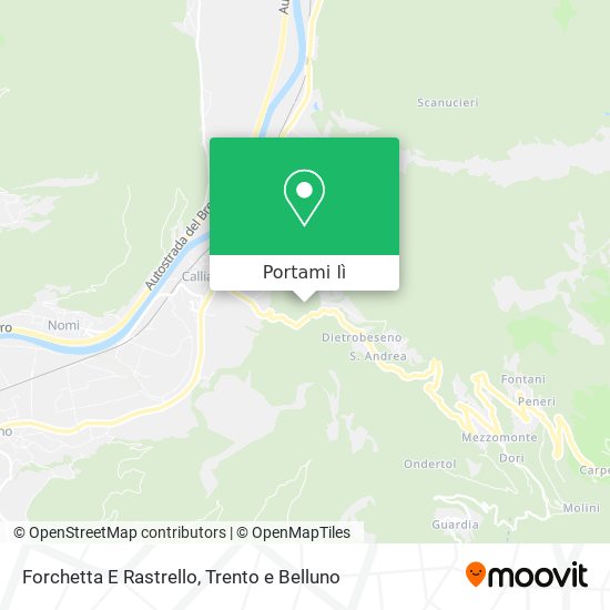 Mappa Forchetta E Rastrello