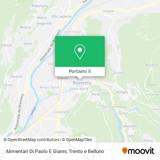 Mappa Alimentari Di Paolo E Gianni