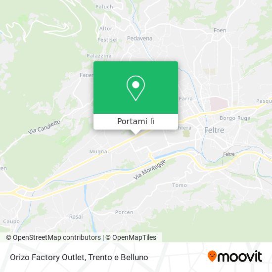 Mappa Orizo Factory Outlet