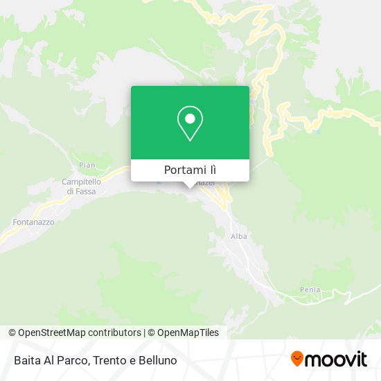 Mappa Baita Al Parco