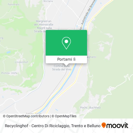 Mappa Recyclinghof - Centro Di Riciclaggio