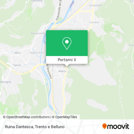 Mappa Ruina Dantesca