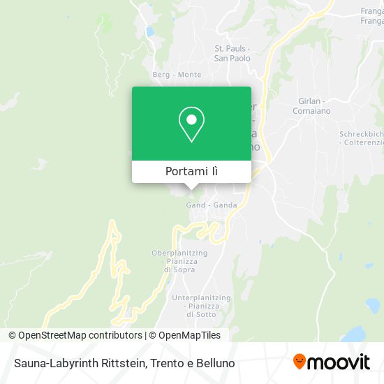 Mappa Sauna-Labyrinth Rittstein