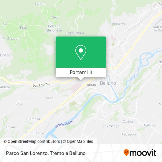 Mappa Parco San Lorenzo