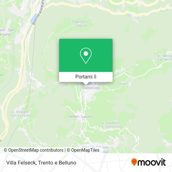 Mappa Villa Felseck