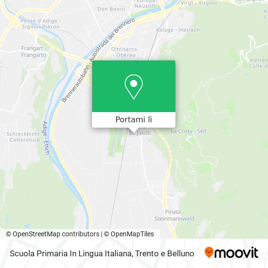 Mappa Scuola Primaria In Lingua Italiana