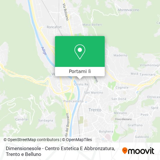 Mappa Dimensionesole - Centro Estetica E Abbronzatura