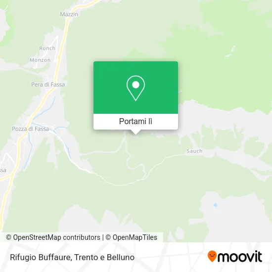 Mappa Rifugio Buffaure